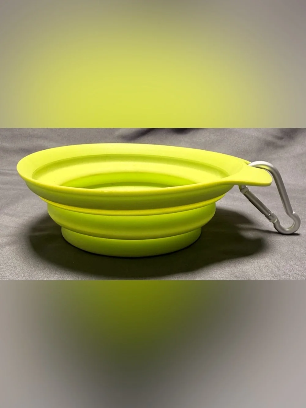 Mesh Dog Harness, Yellow Travel Bowl, Retractable leash and pink sweater